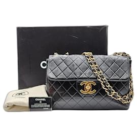 Chanel-Chanel Timeless Classic Jumbo Crossbody Shoulder Bag-Black