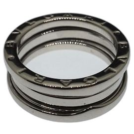 Bulgari Ring B.Zero1 WEISSGOLD Silber EU 55 Gold hardware