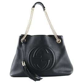 Gucci-GUCCI Bolsos T.  Cuero-Negro