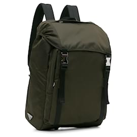 Prada-Green Prada Tessuto Re-Nylon Montagna Backpack-Green