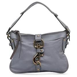 Chloé-Gray Chloe Leather Shoulder Bag-Other