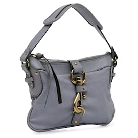 Chloé-Gray Chloe Leather Shoulder Bag-Other