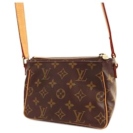 Louis Vuitton-Brown Louis Vuitton Monogram Viva Cite PM Crossbody Bag-Brown