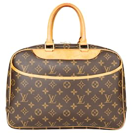 Louis Vuitton-Louis Vuitton Canvas Monogram Deauville Handbag-Brown