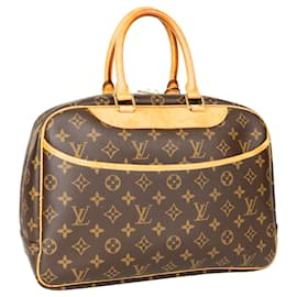 Louis Vuitton-Louis Vuitton Canvas Monogram Deauville Handbag-Brown