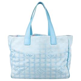 Chanel-Chanel Travel Line Shopper Bag-Blue