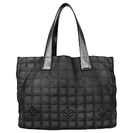 Chanel-Chanel Travel Line Shopper Bag-Black