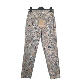 pantalon John Galliano 36 Multicolore