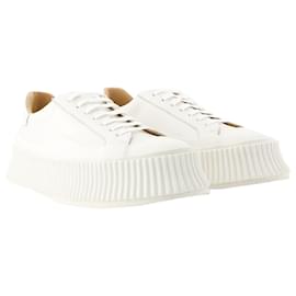 Jil Sander-Zapatillas - Jil Sander - Piel - Beige-Blanco