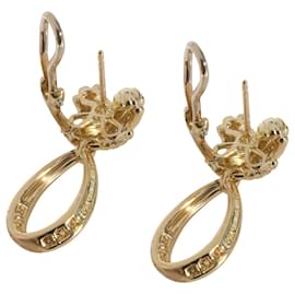 Tiffany & Co-TIFFANY & CO. Vintage Signature X Diamond Earrings in 18k yellow gold 0.6 ctw-Silvery,Metallic