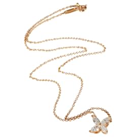 Tiffany & Co-TIFFANY & CO. Pingente Victoria Diamond em 18k Rose Gold 0.46 ctw-Metálico