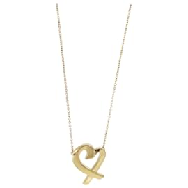 Tiffany & Co-TIFFANY & CO. Paloma Picasso Fashion Anhänger in 18K Gelbgold-Silber,Metallisch
