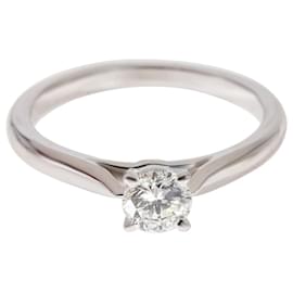 Cartier-cartier 1895 Anello di fidanzamento con diamante solitario in platino G VS1 0.35 ctw-Argento,Metallico