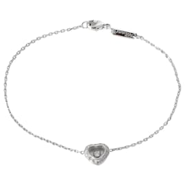 Chopard-Chopard Happy Diamonds Bracelet en 18K or blanc 0.19 ctw-Argenté,Métallisé
