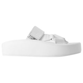 Maison Martin Margiela Sandali - Mm6 Maison Margiela - Pelle - Bianco Marrone Beige