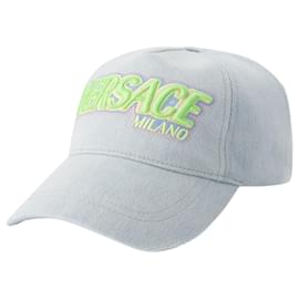 Gorra - Versace - Denim - Azul Azul