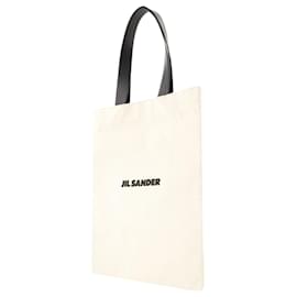 Jil Sander-Tote Bag Book - Jil Sander - Tela - Beige-Beige