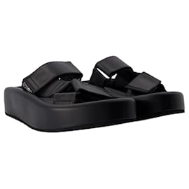 Maison Martin Margiela-Sandali - Mm6 Maison Margiela - Sintetico - Nero-Nero