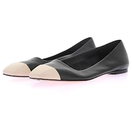 Autre Marque-NON FIRMATO / SENZA FIRMA Ballerine T.Unione Europea 39 Leather-Nero