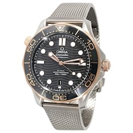Omega-Omega Seamaster Diver 300M 210.22.42.2012 Men's Watch In 18kt Stainless Ste-Silvery,Metallic