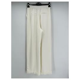 Autre Marque-LILYSILK  Trousers T.US 4 silk-White