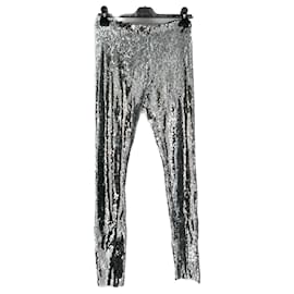Isabel Marant-ISABEL MARANT  Trousers T.fr 38 polyester-Silvery