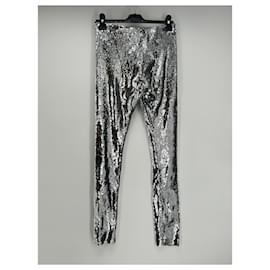 Isabel Marant-ISABEL MARANT  Trousers T.fr 38 polyester-Silvery