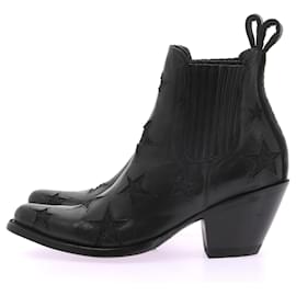 Mexicana-Botins MEXICANA T.eu 36 Couro-Preto