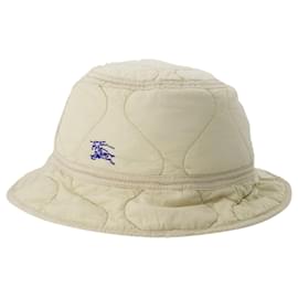 Burberry-Sombrero de pescador acolchado - Burberry - Nylon - Beige-Castaño,Beige