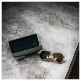 Versace-Seltene/Eingestellte Versace Aviator Sonnenbrillen-Gold hardware
