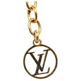 Louis Vuitton-Louis Vuitton Gold Essential V Halskette-Golden