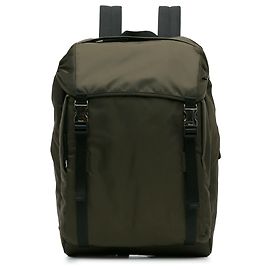 Sac à dos Prada Tessuto Re-Nylon Montagna vert Vert Vert foncé
