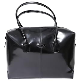 Tod's-Tod's Tote Bag in Black Leather-Black