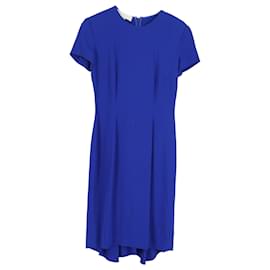 Stella Mc Cartney-Vestido recto Stella McCartney en rayón azul-Azul,Azul marino