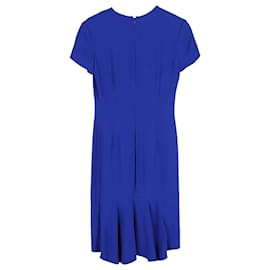 Stella Mc Cartney-Stella McCartney Shift Dress in Blue Rayon-Blue,Navy blue