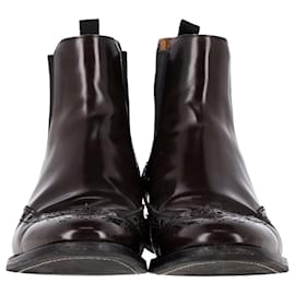 Church's-Church's Ketsby Polished Chelsea Boots in Brown Leather-Brown
