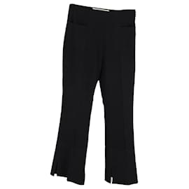 Roland Mouret-Pantaloni a gamba dritta Roland Mouret in cotone nero-Nero