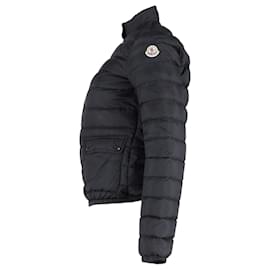 Moncler-Moncler Quilted Puffer Jacket in Black Polyamide-Black
