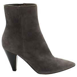 Botines con punta en punta de ante gris de Gianvito Rossi Gris