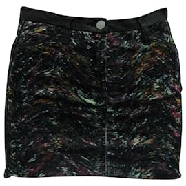 Isabel Marant-Isabel Marant Tweed Mini Skirt in Multicolor Cotton-Other,Python print
