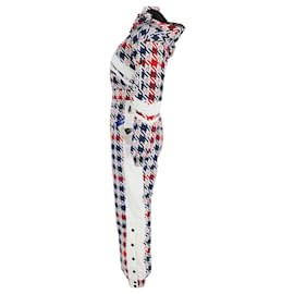 Autre Marque-Perfect Moment Stoke Hooded Technical-Gingham Ski Suit in Multicolor Polyester-Multiple colors