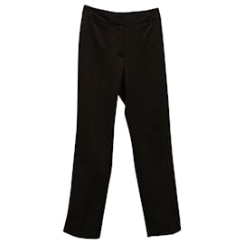 Dolce & Gabbana-Dolce & Gabbana Straight Cut Trousers in Brown Wool-Brown