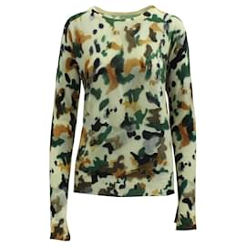 Zadig & Voltaire-Zadig and Voltaire Camo Sweater in Multicolor Cashmere-Multiple colors