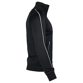 Kenzo-Kenzo Black Logo Track Jacket in Black Polyamide-Black