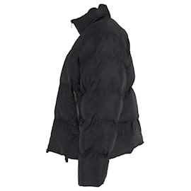 Balenciaga-Balenciaga Quilted Puffer Jacket in Black Polyester-Black