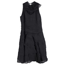 Abito senza maniche a strati Boss by Hugo Boss in poliammide nero Nero