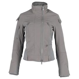 Stella Mc Cartney-Adidas x Stella McCartney Ski Jacket in Grey Polyamide-Grey