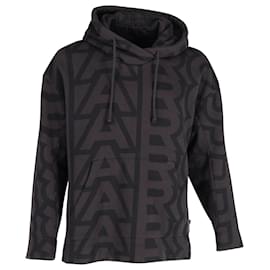 Marc Jacobs-Marc Jacobs Monogram Drawstring Hoodie in Brown Cotton-Other