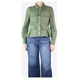 Veronica Beard-Green denim jacket - size M-Green