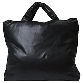 Autre Marque-Black large puffer bag-Black